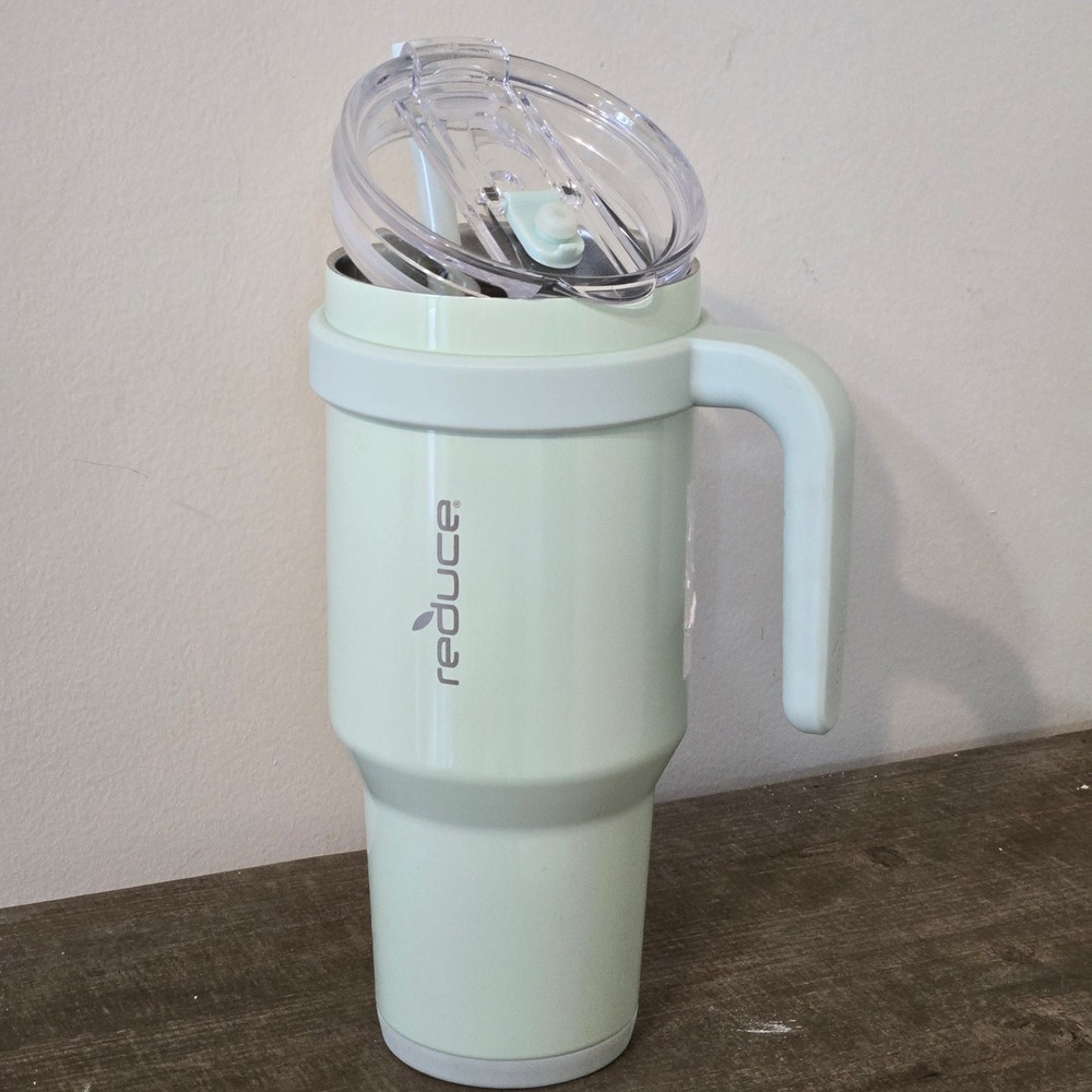 Reduce Cold1 2.0 Travel Mug 40oz Insulated Tumbler Sea Glass Green with Handle